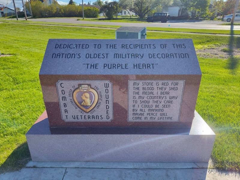 Combat Wounded Veterans Memorial Marker. Click for full size. Combat Wounded Veterans Memorial Marker image. Click for full size.
