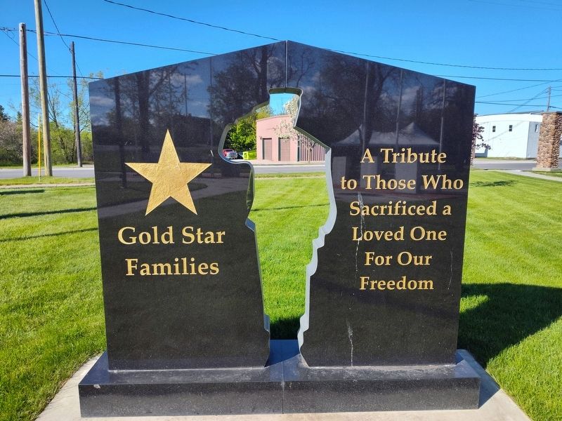 Gold Star Families Marker. Click for full size. Gold Star Families Marker image. Click for full size.