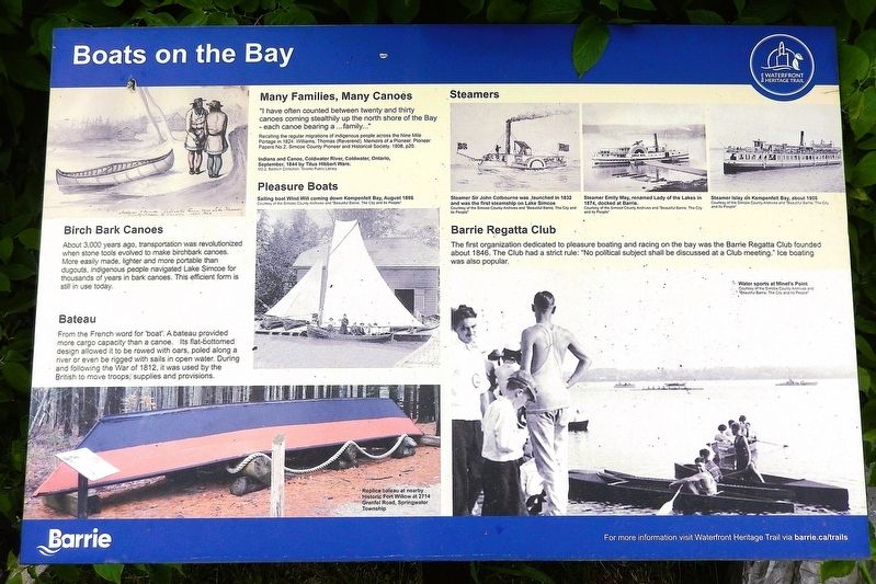 Boats on the Bay Marker. Click for full size. Boats on the Bay Marker image. Click for full size.