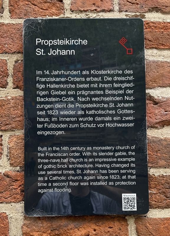 Propsteikirche St. Johann / St. Johann Provost Church Marker image. Click for full size.