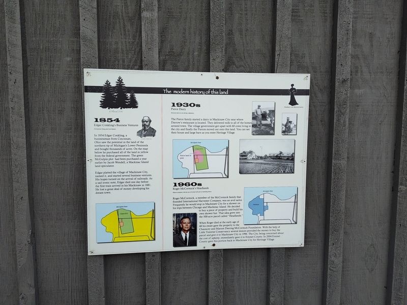 The modern history of this land Marker. Click for full size. The modern history of this land Marker image. Click for full size.