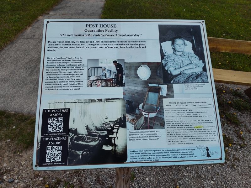 Pest House Marker. Click for full size. Pest House Marker image. Click for full size.