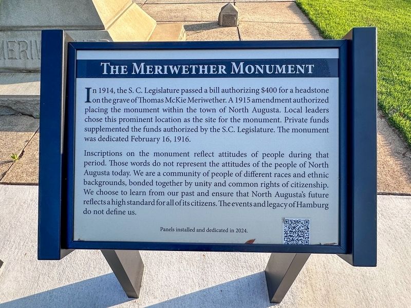 The Meriwether Monument Marker image. Click for full size.