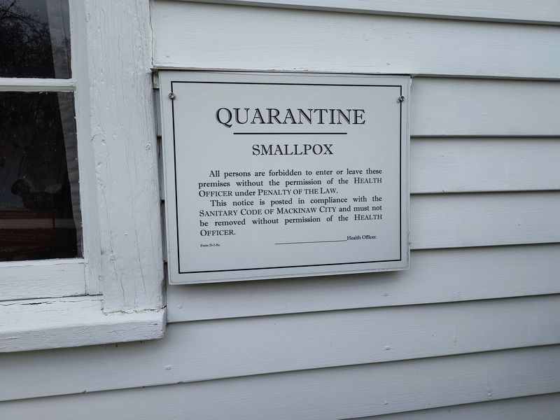 Quarantine Sign. Click for full size. Quarantine Sign image. Click for full size.