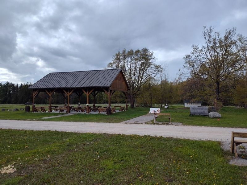 Walk the Path to the Hidden Native Settlement Marker image. Click for full size.