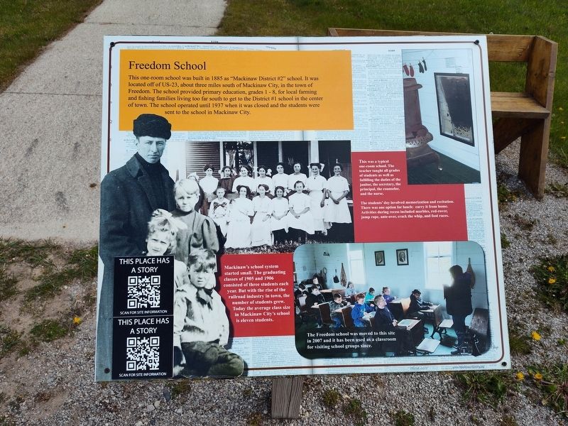 Freedom School Marker. Click for full size. Freedom School Marker image. Click for full size.