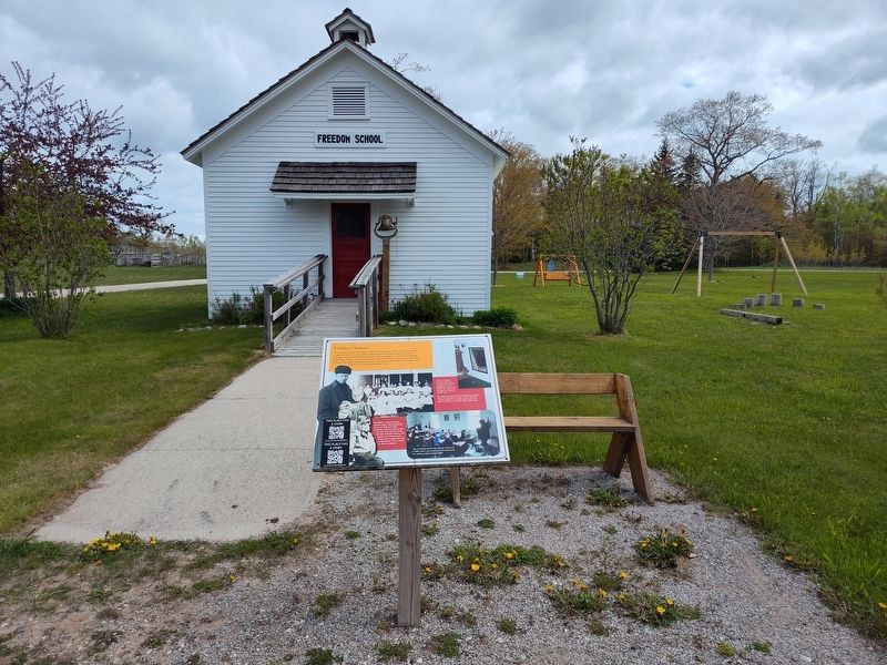 Freedom School Marker. Click for full size. Freedom School Marker image. Click for full size.