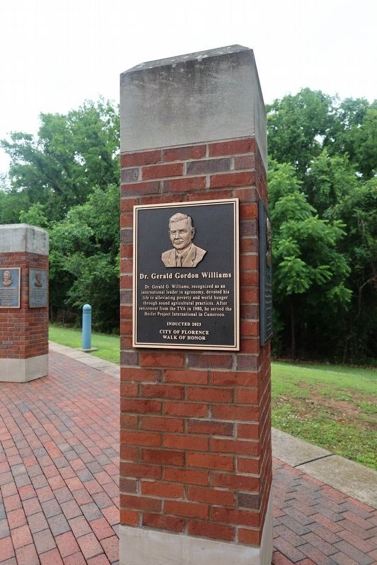 Dr. Gerald Gordon Williams Marker. Click for full size. Dr. Gerald Gordon Williams Marker image. Click for full size.