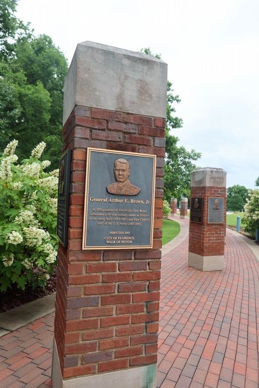 General Arthur E. Brown, Jr. Marker. Click for full size. General Arthur E. Brown, Jr. Marker image. Click for full size.