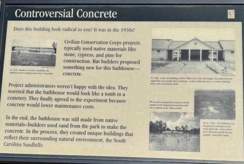 Controversial Concrete Marker. Click for full size. Controversial Concrete Marker image. Click for full size.
