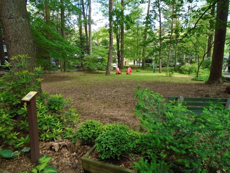 Site of the 1949 Campmeeting Fire and Marker image. Click for full size.