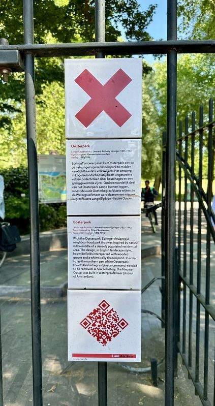 Oosterpark Marker image. Click for full size.