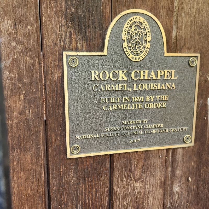 Rock Chapel Marker image. Click for full size.