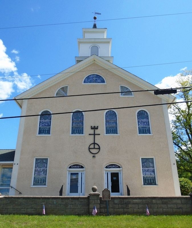 Christ United Church of Christ (U.C.C.) and Marker image. Click for full size.