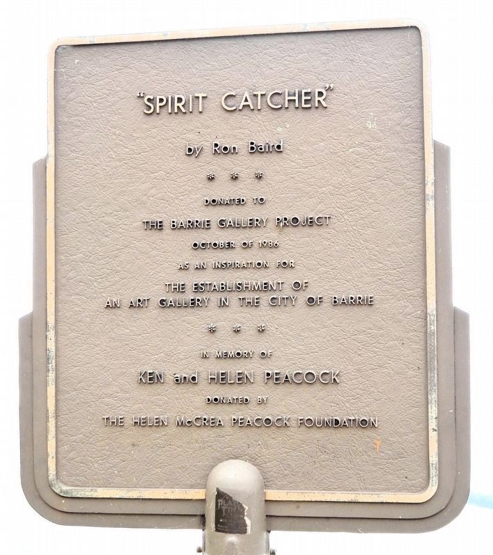 "Spirit Catcher" Marker (<i>left/east panel</i>) image. Click for full size.