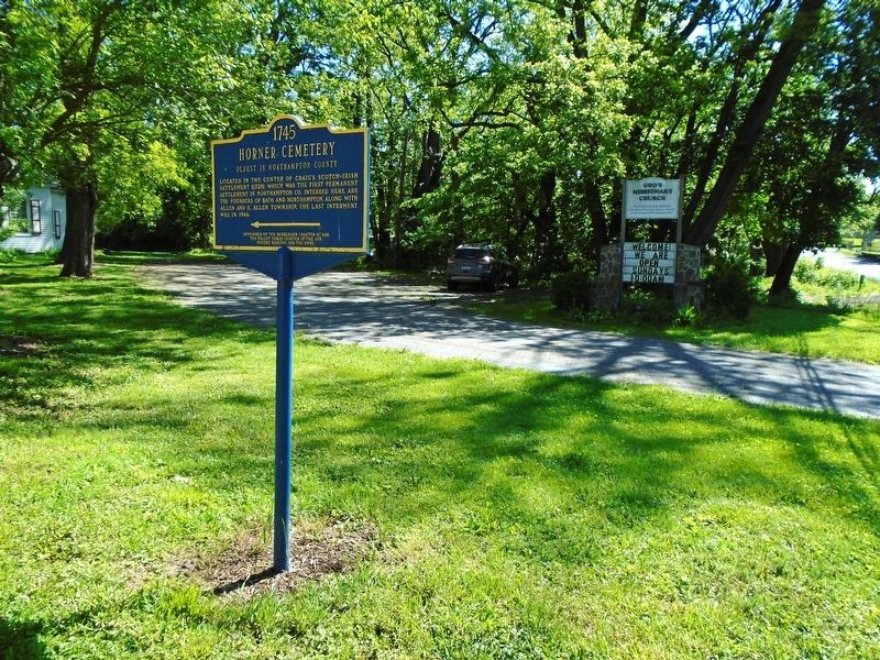 Horner Cemetery Marker image. Click for full size.
