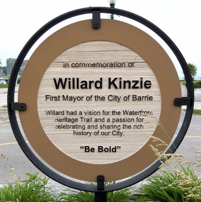 Willard Kinzie Marker image. Click for full size.
