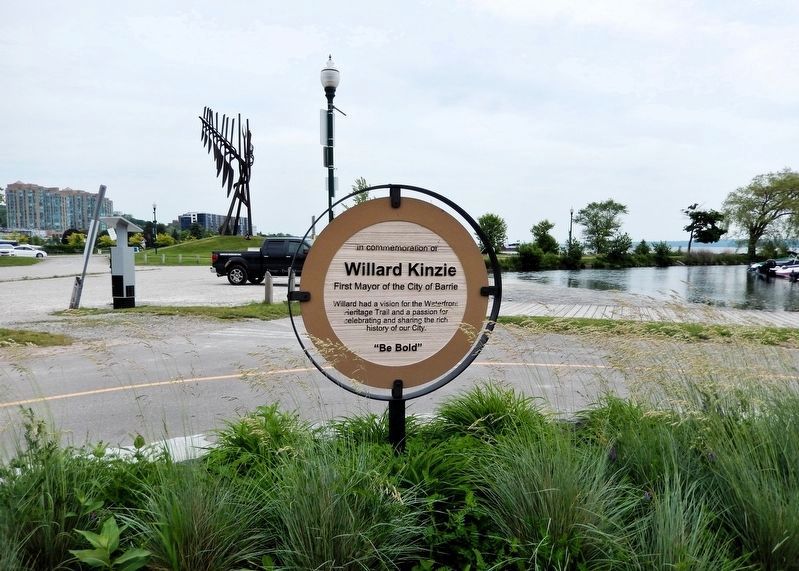 Willard Kinzie Marker image. Click for full size.
