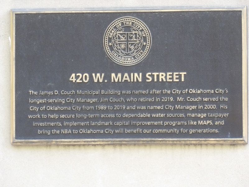 420 W. Main Street Marker image. Click for full size.