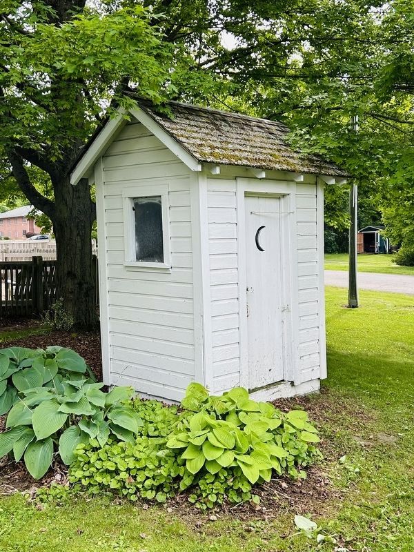 One Room School outhouse. Click for full size. One Room School outhouse image. Click for full size.