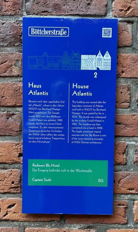Haus Atlantis / House Atlantis Marker image. Click for full size.