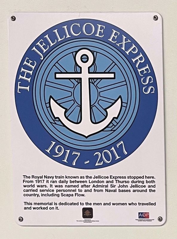 The Jellicoe Express. Click for full size. The Jellicoe Express image. Click for full size.