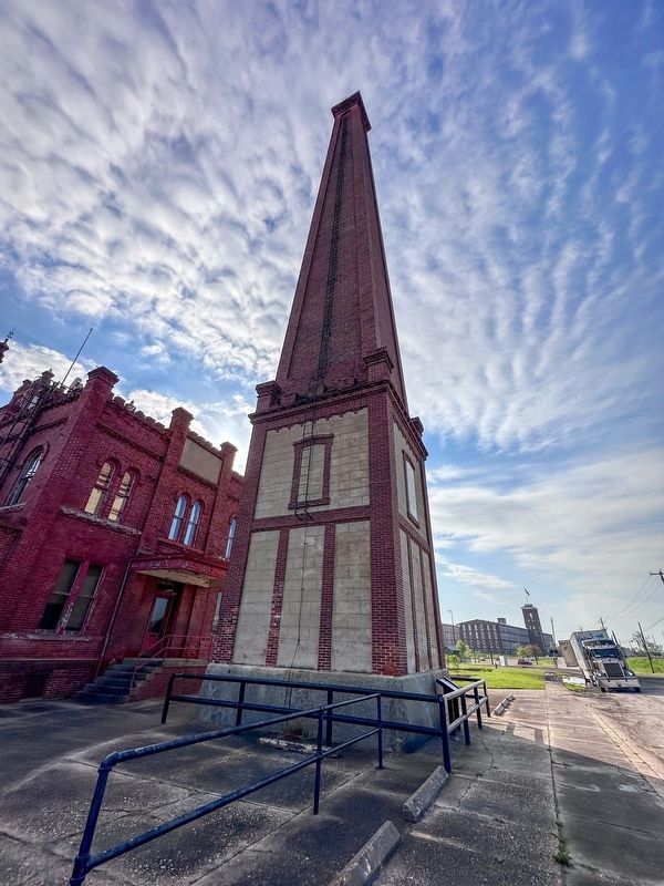 Confederate Obelisk-Chimney Marker. Click for full size. Confederate Obelisk-Chimney Marker image. Click for full size.