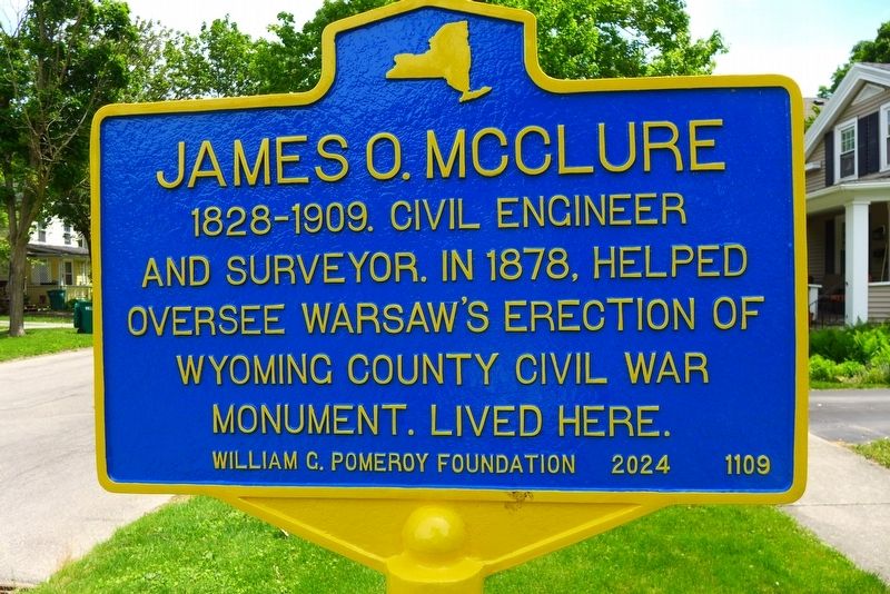 James O. McClure Marker image. Click for full size.