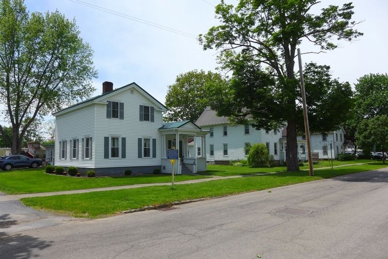 James O. McClure Marker and house image. Click for full size.