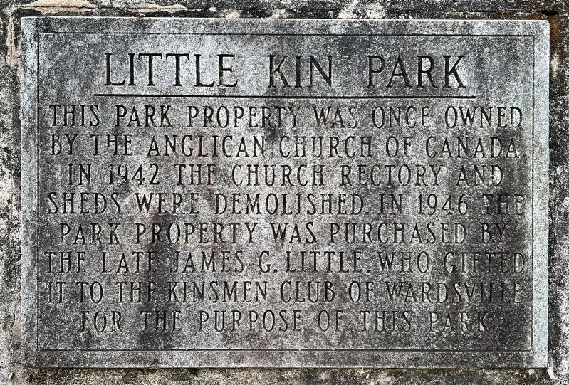 Little Kin Park Marker. Click for full size. Little Kin Park Marker image. Click for full size.