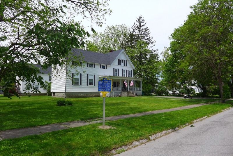 Elbert Farman Sr. Marker and House. Click for full size. Elbert Farman Sr. Marker and House image. Click for full size.
