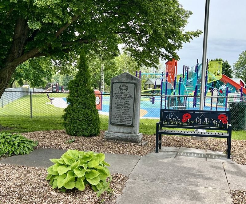 Wardsville War Memorial. Click for full size. Wardsville War Memorial image. Click for full size.