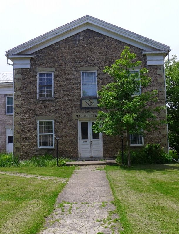 William H. Merrill Marker former school building image. Click for full size.