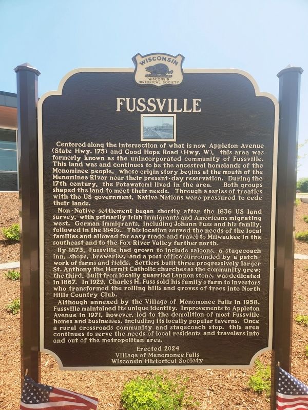 Fussville Marker. Click for full size. Fussville Marker image. Click for full size.