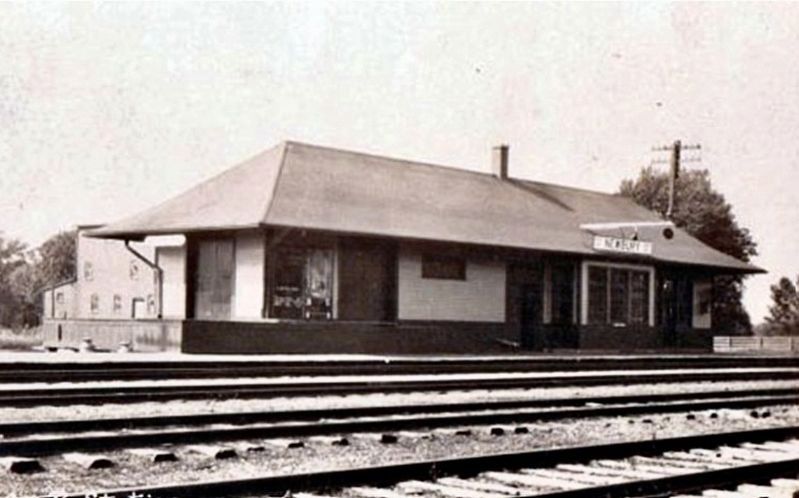 Newbury C.N. Station, c. 1920. Click for full size. Newbury C.N. Station, c. 1920 image. Click for full size.