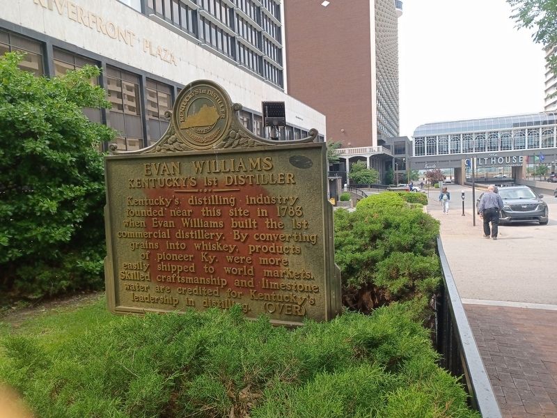 Evan Williams Marker. Click for full size. Evan Williams Marker image. Click for full size.