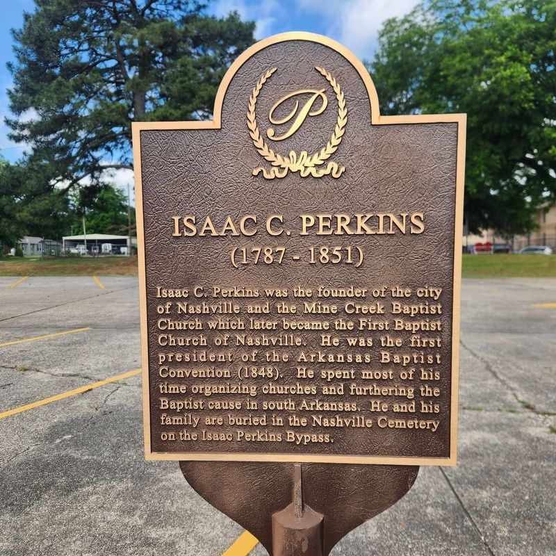 Isaac C. Perkins Marker image. Click for full size.