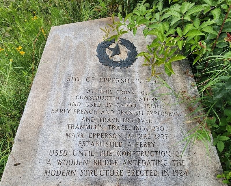 Site of Epperson's Ferry Marker. Click for full size. Site of Epperson's Ferry Marker image. Click for full size.