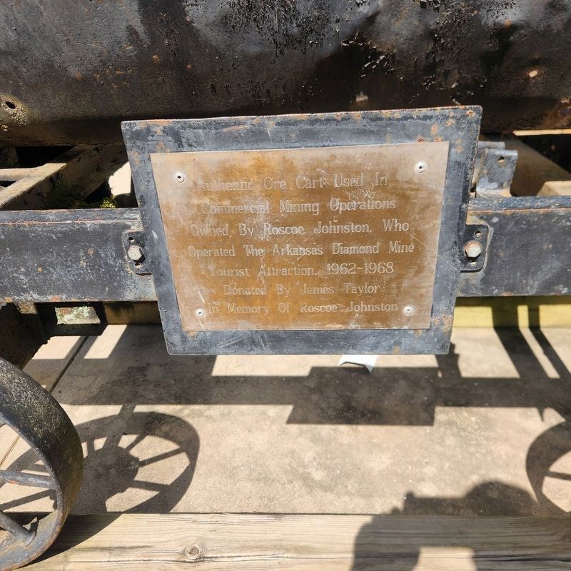 Authentic Ore Cart Marker. Click for full size. Authentic Ore Cart Marker image. Click for full size.