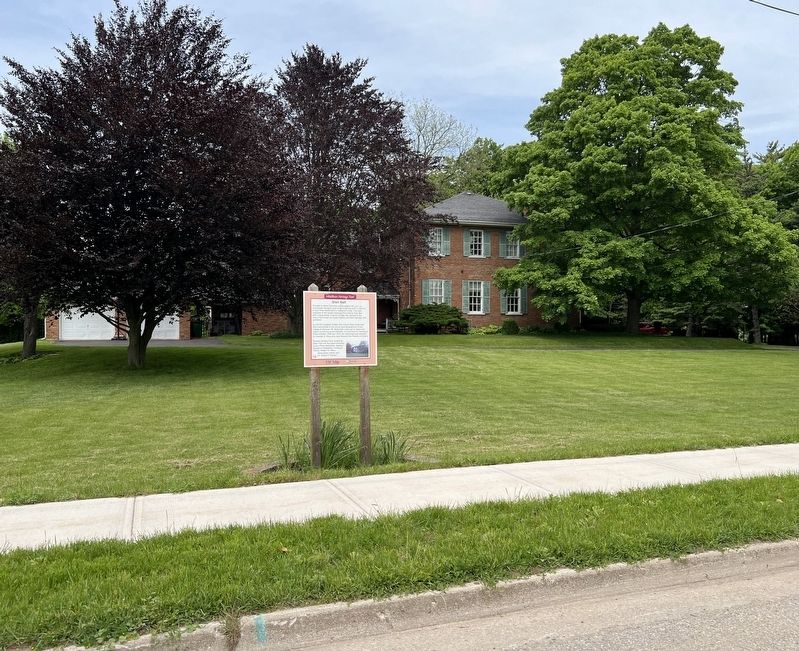 Glen Hall Marker. Click for full size. Glen Hall Marker image. Click for full size.