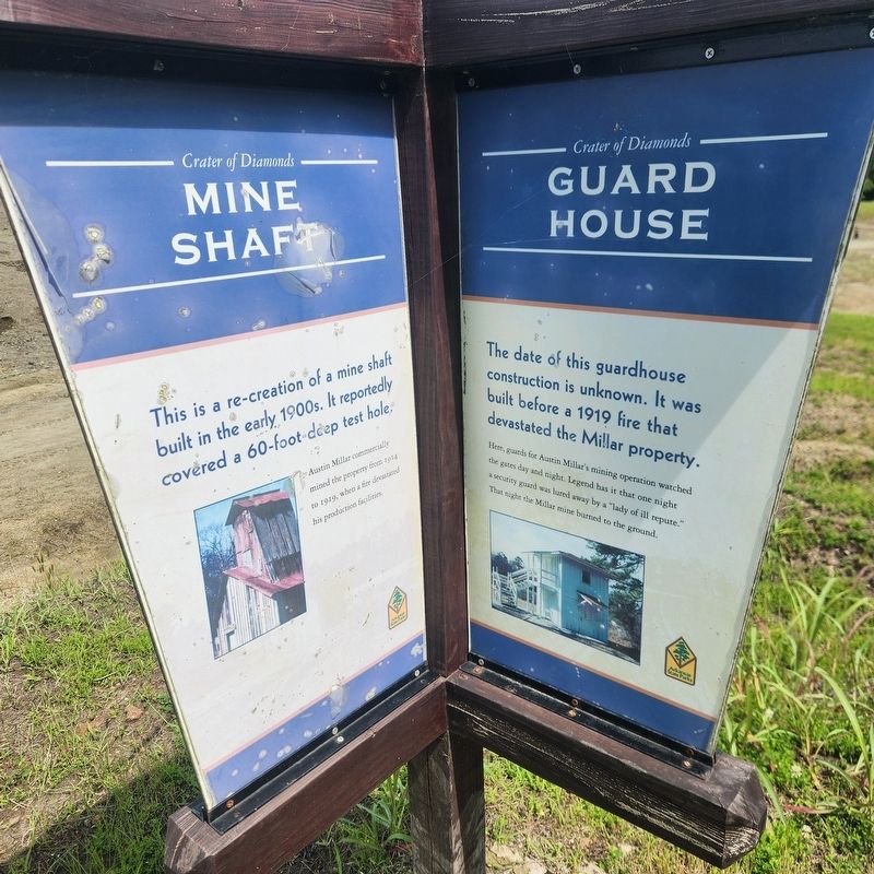 Mine Shaft Marker. Click for full size. Mine Shaft Marker image. Click for full size.