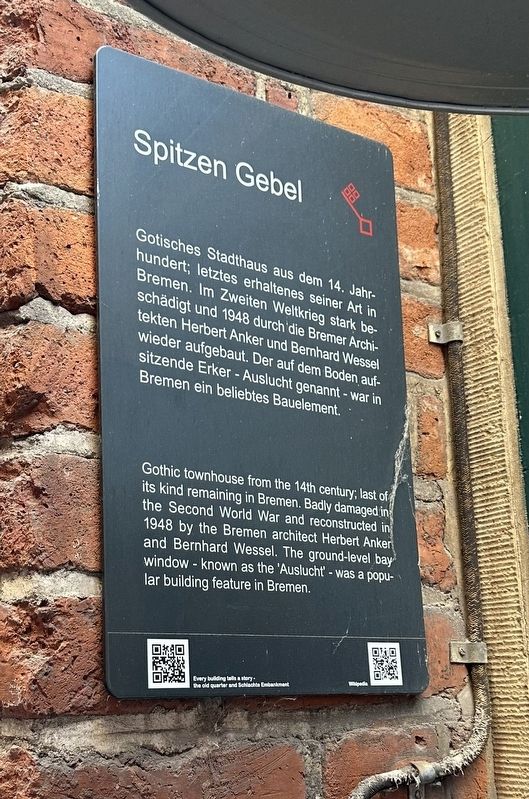 Spitzen Gebel / �Pointed Gable� Marker image. Click for full size.