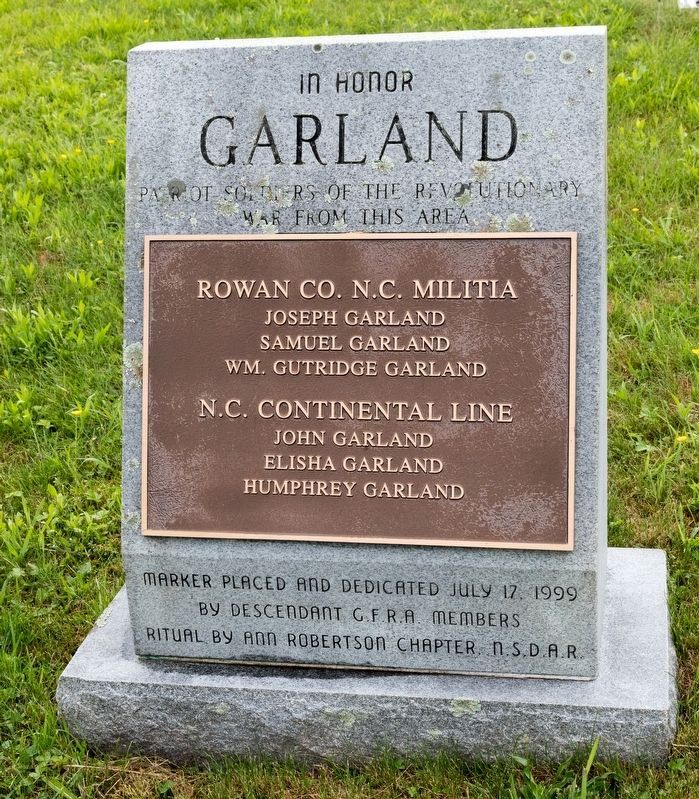 Garland Monument. Click for full size. Garland Monument image. Click for full size.