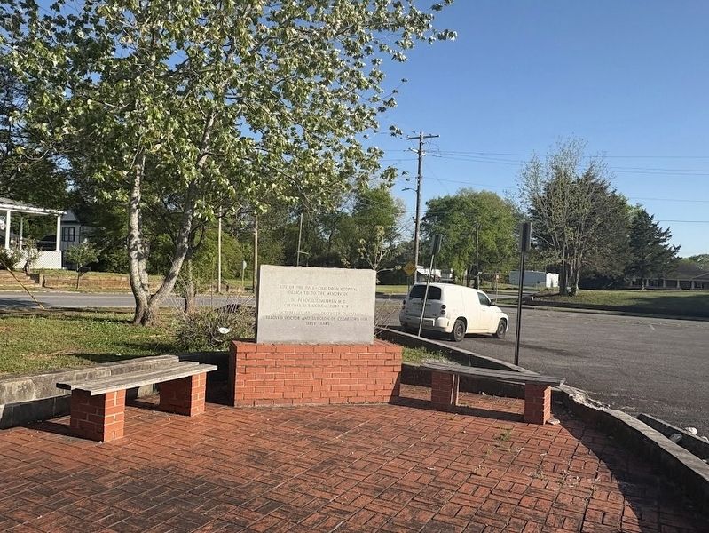 Site of the Hall-Chaudron Hospital Marker. Click for full size. Site of the Hall-Chaudron Hospital Marker image. Click for full size.