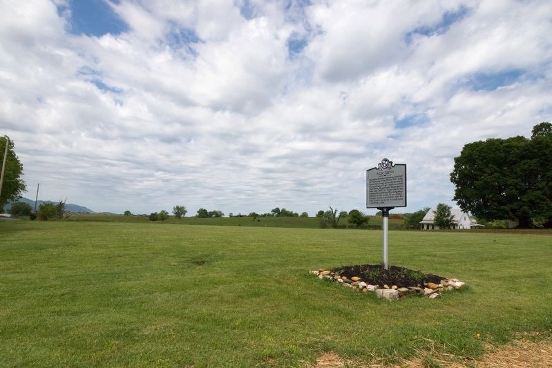 Site of Plum Grove and Marker image. Click for full size.