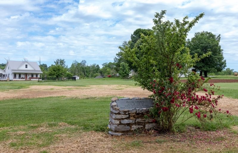 Site of Plum Grove and Marker image. Click for full size.