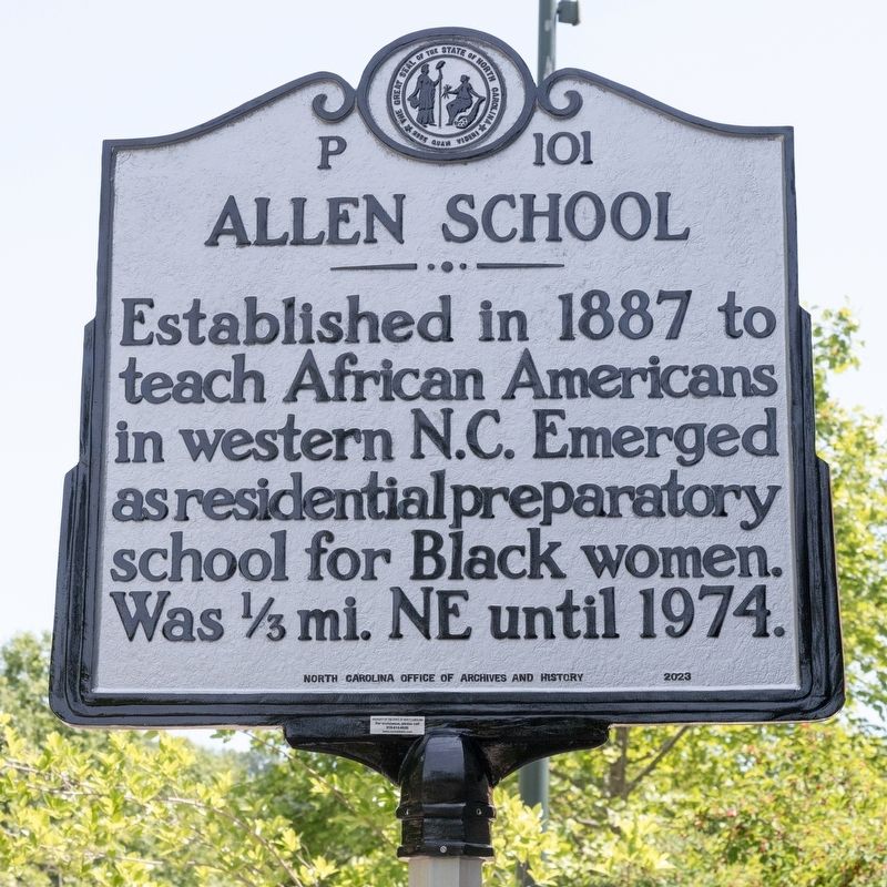 Allen School Marker image. Click for full size.