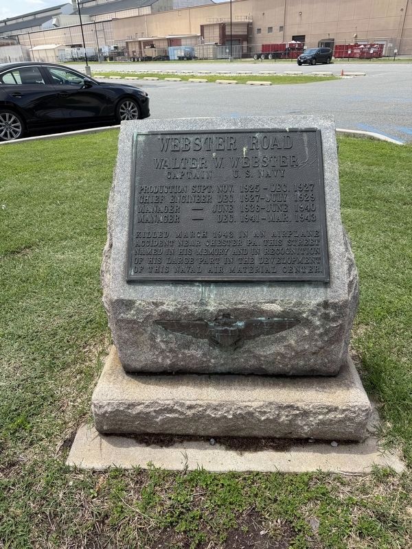 Webster Road Marker. Click for full size. Webster Road Marker image. Click for full size.