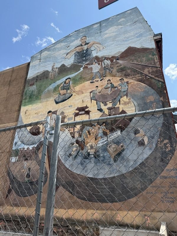 The <i>History of Chinatown</i> Mural at 10th & Winter Streets. Click for full size. The <i>History of Chinatown</i> Mural at 10th & Winter Streets image. Click for full size.
