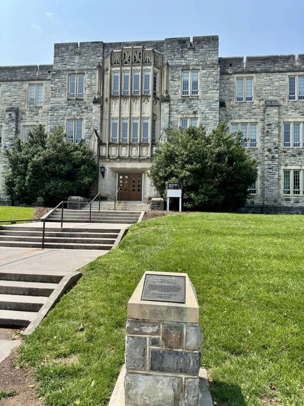 John Edward Williams Marker and Williams Hall. Click for full size. John Edward Williams Marker and Williams Hall image. Click for full size.